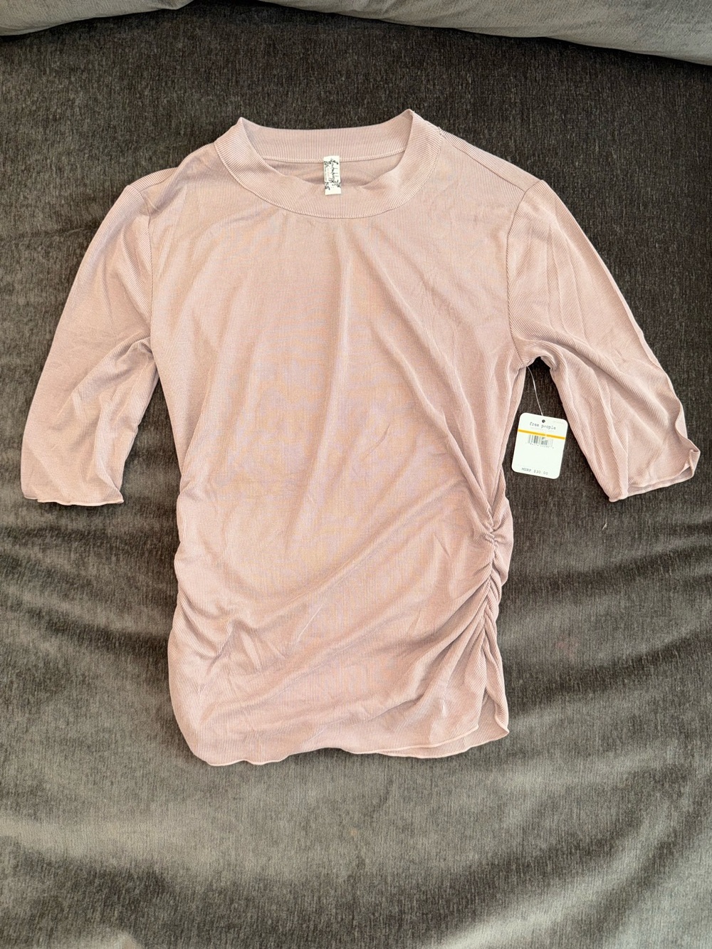 Free People Intimately Ribbed Side-Ruched Top